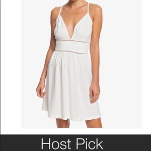 New Roxy Silver Light Strappy Dress M